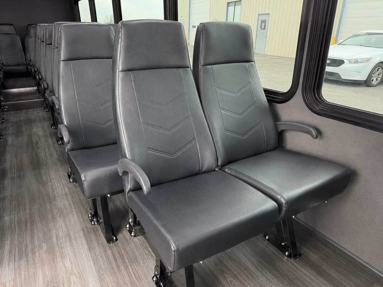 15 passenger minibus inside