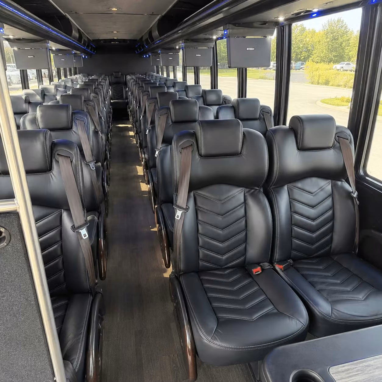 28 passenger minibus interior