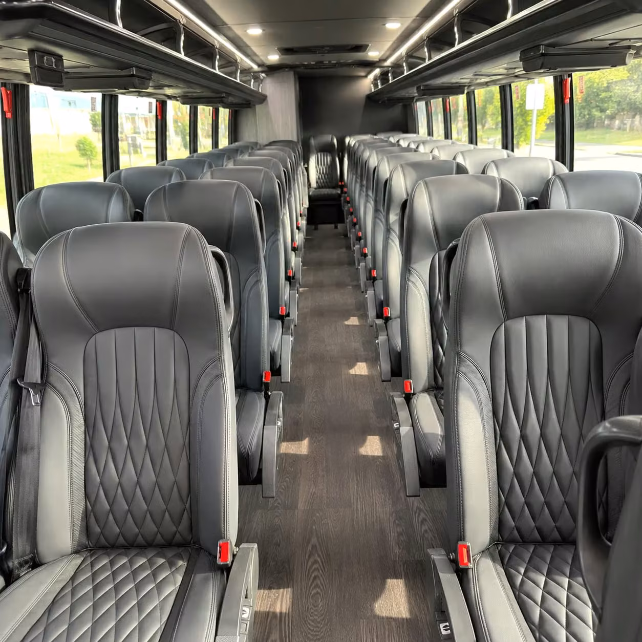 30 passenger minibus inside