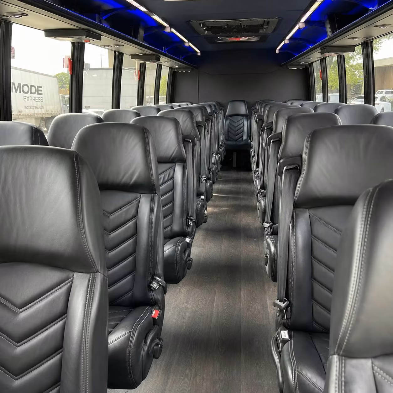30 passenger minibus interior