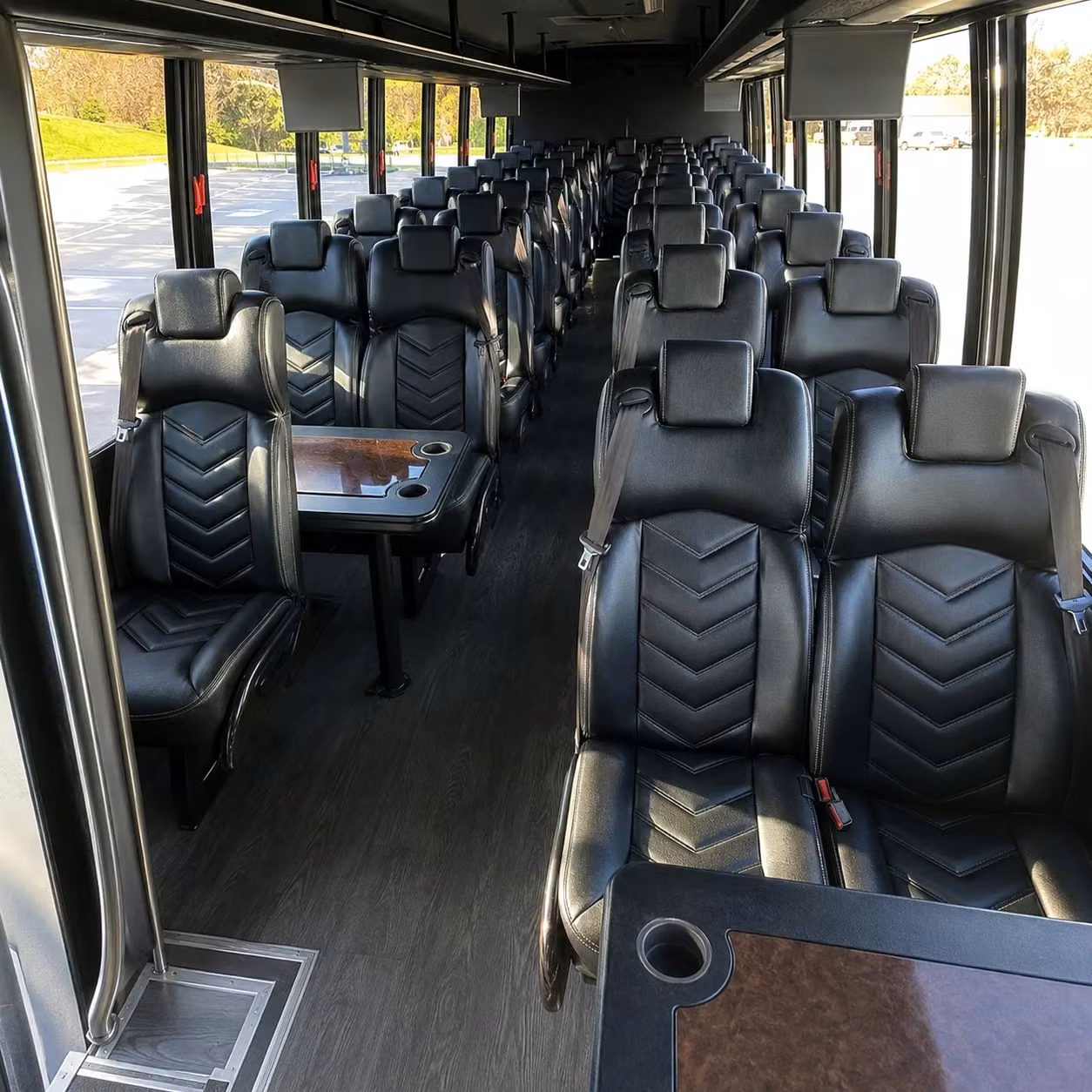 35 passenger minibus inside