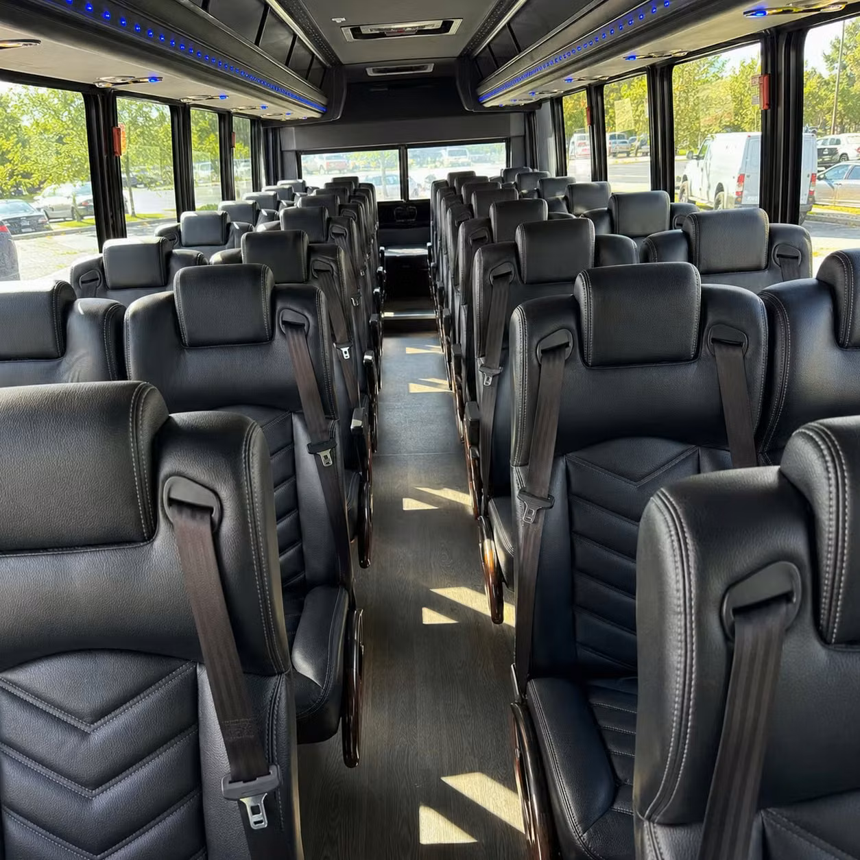 35 passenger minibus interior