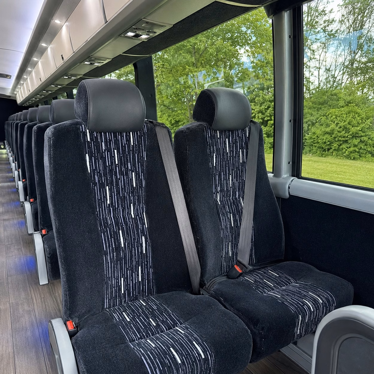 memphis charter bus rental inside